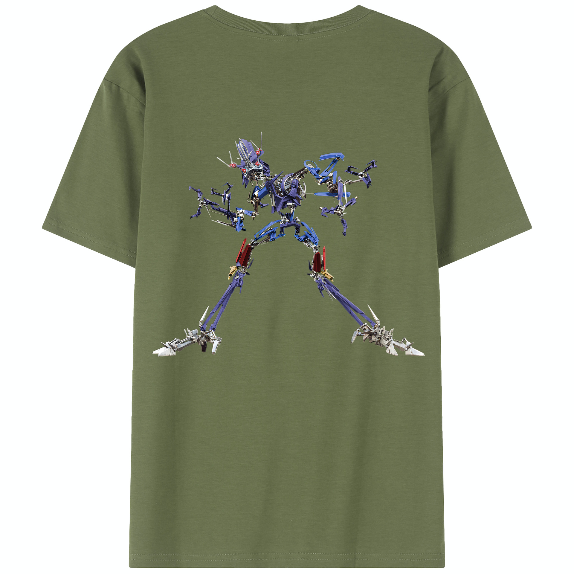 （画像用）  綿100％半袖Tシャツ（背面プリント）